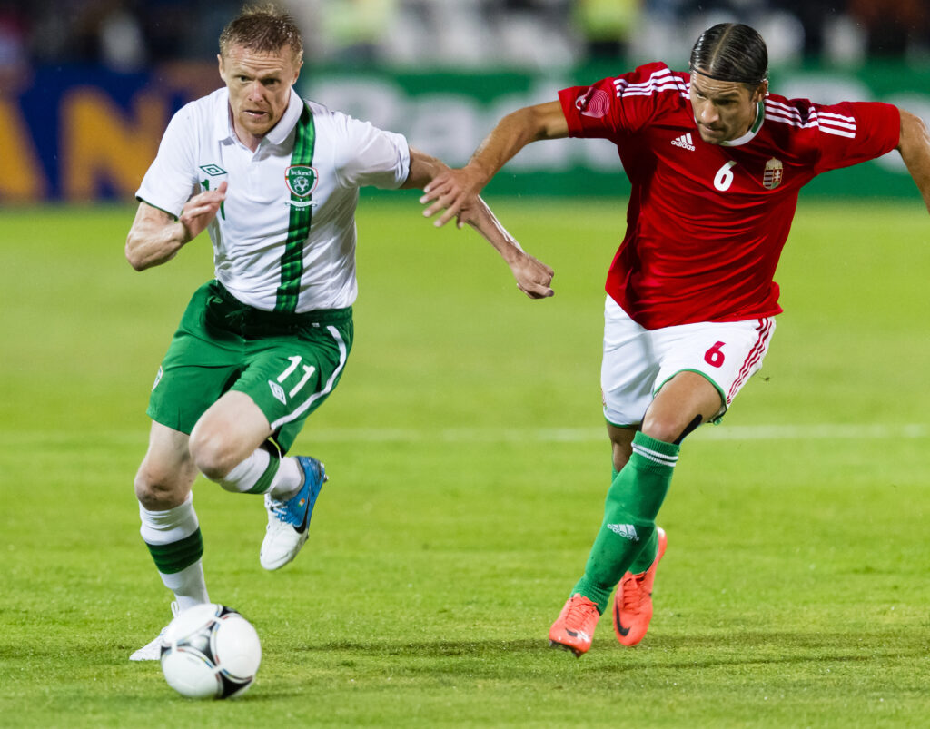 Ireland at Hungary FIFA Friendly 2012 - Damien Duff